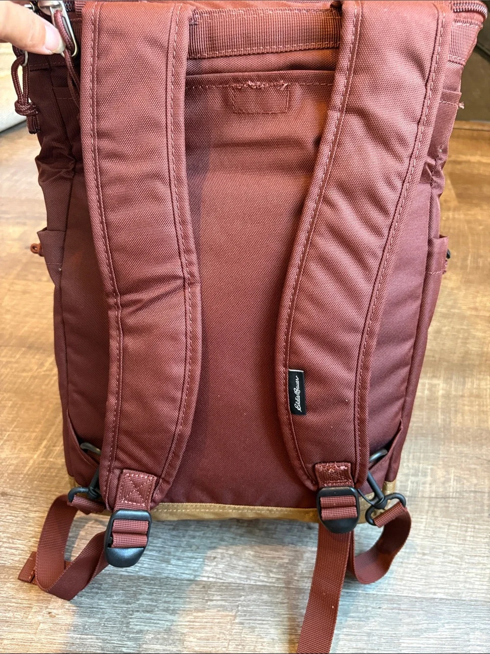 Eddie Bauer Bygone 20L Insulated Backpack Cooler Burgundy
